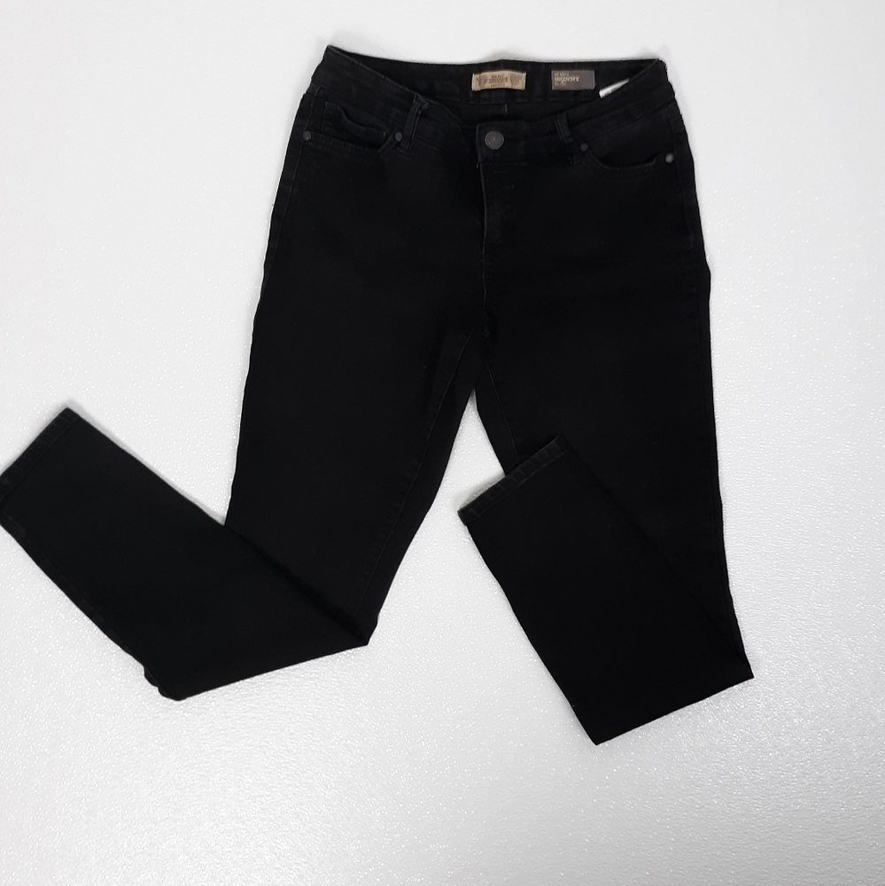 Nine West Vintage America Black Skinny Jeans Sz 28